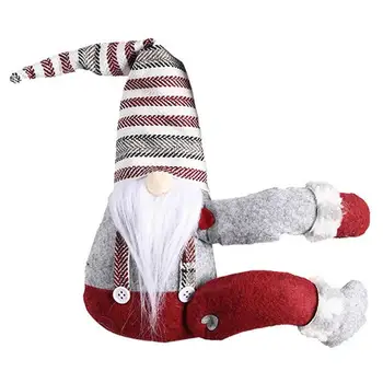 Коледни завеси Holdbacks Gnome завеси закопчалка ключалката безлична кукла Gnome завеси вратовръзка гръб задържане закопчалка ключалката или