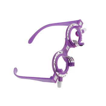 2/3/5 Пластмасова оптична пробна рамка за лещи Оптометрия за очила Оптично оборудване 58mm