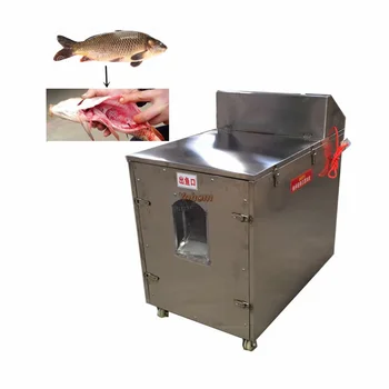Автоматична машина за почистване на рибни скали 400-600KG / H Машина за обработка на филе за убиване на риба Машина за скрепер за белачка за риба