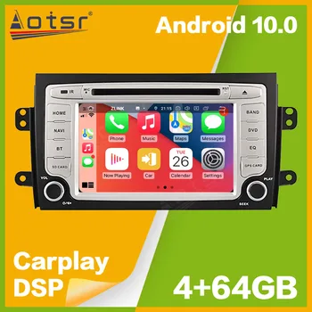 Android10 PX5 / PX6 Carplay Car Player GPS навигация за SUZUKI SX4 2006-2012 Auto стерео мултимедиен плейър Head Unit Безплатна карта