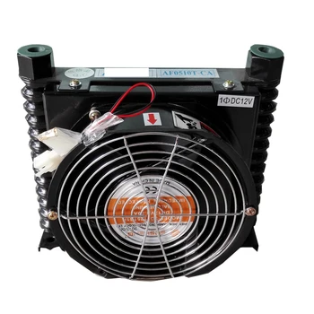 AJ0510T-CA 10L / Min хидравличен охладител с въздушно охлаждане маслен радиатор топлообменник за CNC хидравлична система за VP20 VP30 лопатка Pumb
