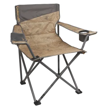Извънгабаритен дизайн Голям висок къмпинг четворен стол Лесно транспортиране Съхранение Лесно се сгъва