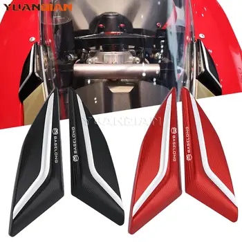 За Ducati SUPERBIKE 955 Superleggera Panigale V4/S/Speciale/R V2 мотоциклет ляв десен капак за задно огледало за обратно виждане украсяват капачка