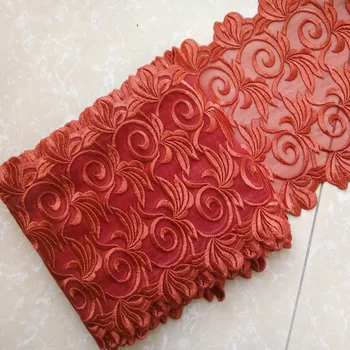 13meters флорални дантела подстригване двустранна плат панделка апликация за сватба булчински облекло декорация високо качество