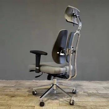 SH Aoliviya Официален нов компютърен стол Домашен офис стол Удобен дълго седяща талия подкрепа ергономична облегалка на седалката