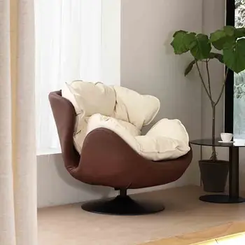 ергономична мода хол стол етаж творчески бръснар въртящ се хол стол накланящ се уникален meubles де салон мебели