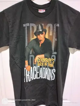 Bayside Trace Adkins Cowboy's Men's Large Cowboy's Back In Town Концертна тениска