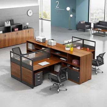Nordic Studio Office Desk Modern Set Standing Storage Double Professional Ideas Desk Tables Design Biurko Komputerowe Furniture
