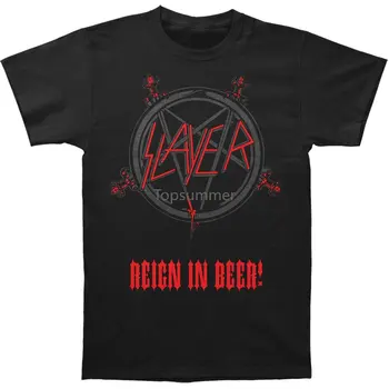 Slayer Men's Reign In Beer T Shirt Black