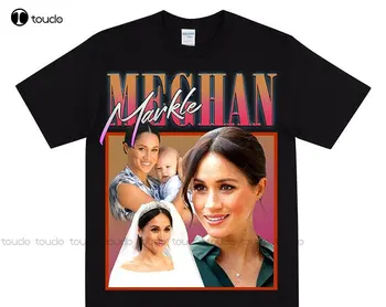 Меган Маркъл тениска подарък за феновете на Меган остави Меган Маркъл сам ретро тениска за нея реколта печатни графични тениски