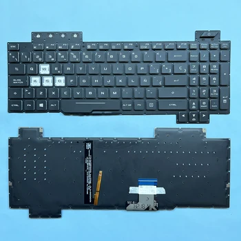 FX95 Испански RGB клавиатура с подсветка за ASUS TUF Gaming TUF505DT TUF705 FX505 FX505D / DY / DD FX95DT / DU / DV / GD / GE / GM / GT FX705 FX705GD