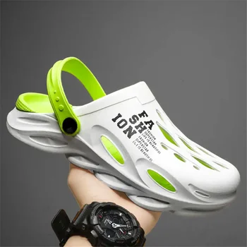 номер 45 без токчета сребрист цвят обувки мъжки сандали 48 размер известна марка чехли маратонки спортни ежедневни hypebeast YDX1