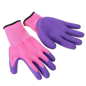 1Pair дишащи деца градинарски ръкавици трайни водоустойчиви малки деца нехлъзгащи се анти-хладно ръчна работа защитни ръкавици