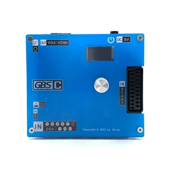 GBSC конвертор Метал Замяна на GBSC RGBS VGA Scart Ypbpr сигнал към VGA HD Upscalers