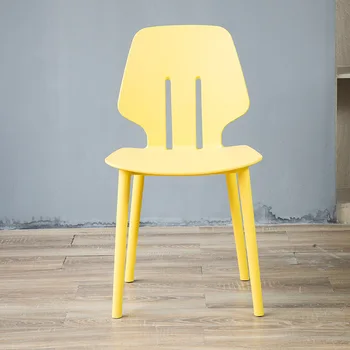 HH335 цвят пластмасов стол за хранене модерен минималистичен домашен стол за маса