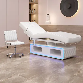 Електрическо повдигащо козметично легло, специално микропластично инжекционно работно легло за салон за красота, многофункционален масаж