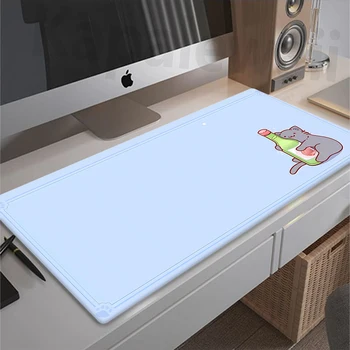 Kawaii сладък котка голям геймърски подложка за мишка геймър скорост клавиатура подложки офис xxl лаптоп бюро килим игра мишка подложка за маса килим