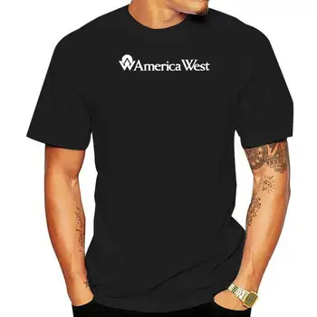 AmericaWest Airlines Ретро лого Тениска на американската авиокомпания