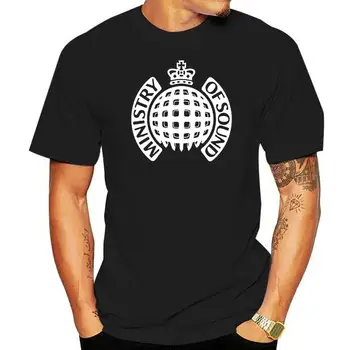 Ново министерство на звука Dance House Music Logo Размер S To 3Xl САЩ Размер Тениска En1 Модерен Улично облекло Tee Shirt