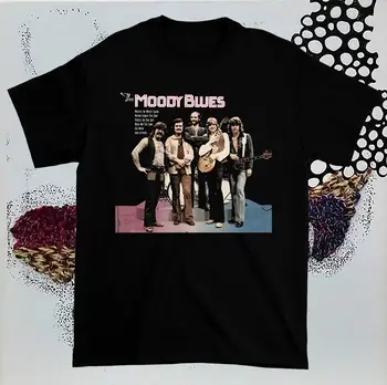 The Moody Blues подарък черен унисекс всички размери риза дълъг ръкав