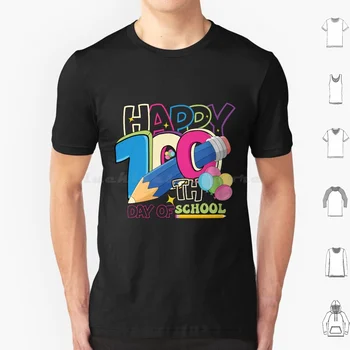 Happy 100 Days Of School For Teachers And Kids T Shirt Cotton Men Women Diy Print Introducing Our Happy 100 Days Of School