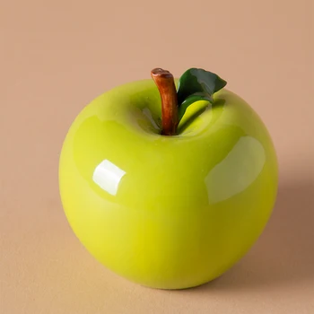 Керамична ябълка симулация Декорация на дома Декорация Придружаващ подарък