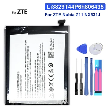 2900mAh Li3829T44P6h806435 Резервна батерия за ZTE Nubia M2 Lite M2Lite NX573J M2 PLAY NX907J Z11 NX531J Телефон Bateria