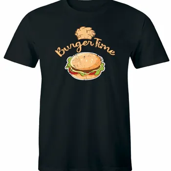 Burger Time T Shirt Хамбургер Foodie Чийзбургер Храна Lover