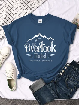 The Overlook Hotel The Shining Y2K Style Женска тениска Cool Fashion Top Дишаща Casual Облекло Лято All-Match Women Tee