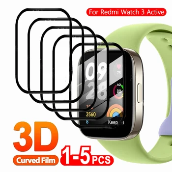 3D закалено меко стъкло Гледайте филм за Xiaomi Mi Watch Lite Color 2019 Протектор за цял екран за Redmi Watch 2 3 Lite Active Poco