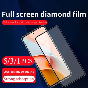 5-1Pcs капак за Xiaomi Redmi 10X Забележка 9 pro Max 9T 9S 8 7 7S закалено стъкло 9A 9C 9I 8A телефон екран протектор защитно фолио