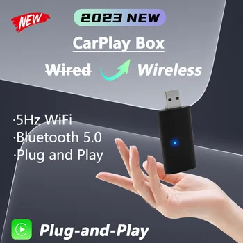 Carplay AI Box Car OEM кабелен CarPlay към безжичен CarPlay Fast Connect Smart Mini AI Box USB Plug and Play
