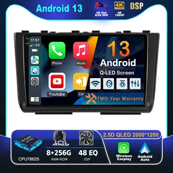 Android 13 CarPlay автомобилно радио за Hyundai Creta 2 IX25 2020 - 2021 Мултимедийна навигация GPS стерео видео Главен блок 360 Камера BT