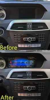 Android 10.0 За Mercedes-Benz C-класа (W204) 2011-2014 Кола GPS Navi радио стерео мултимедиен плейър главата единица DSP с Carplay