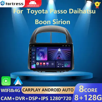 carplay За Toyota Passo Daihatsu Boon Sirion Subaru Justy Perodua Myvi Android Car Radio DSP мултимедиен плейър Stereo GPS 2din