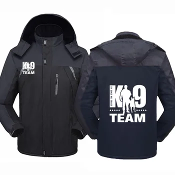 TRAINER K9 Team K9 Unit Malinois Мъжка есен зима водоустойчив ветровка модно палто Връхни дрехи Висококачествено облекло