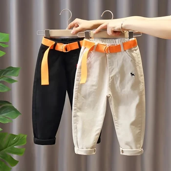 0-6Y Момчета панталони пролет и есен корейски издание детски ежедневни панталони нови свободни бебешки памучни панталони