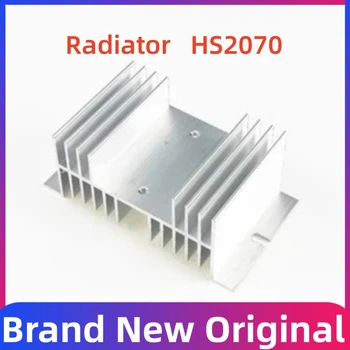 HS2070 алуминиев радиатор W-70 радиатор база за DA AA DD еднофазно твърдо реле SSR 10A 15A 20A 25A 40A
