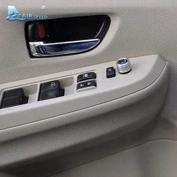 1 парче за Subaru Forester / XV / Outback / Legacy 2013 2014 2015 Копче за регулиране на огледалото за обратно виждане Trim Cover Car стайлинг