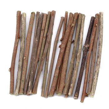 20pcs 10cm дървени пръчици DIY занаяти фото подпори за дома градина сватба парти маса декорация подарък дървена лента DIY материал