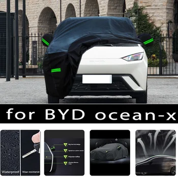 За BYD океан-x Външна защита Пълна автомобилна покривка Снежна покривка Сенник Водоустойчив прахоустойчив екстериор Аксесоари за кола