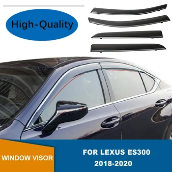 Прозоречен дефлектор за Lexus ES ES200 ES260 ES300h ES300 2018 2019 2020 2021 Автомобилна врата Визьор за прозорци Вятър Дъжд Слънцезащитен дефлектор