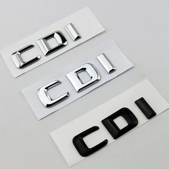 3D ABS черни хромирани букви за багажника на автомобила Mercedes Benz A B C E GLK CLS ML 320 220 250 280 CDI лого емблема стикер аксесоари