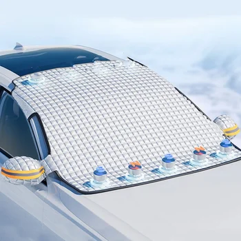 За Kia ceed 3 cee'd cee d SW Proceed 2018-2023 Изключително дебел магнитен анти замръзване Замразяване на автомобил Снежна покривка Сенници на предното стъкло