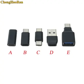 1PCS USB 3.1 тип C мъжки към женски USB 2.0 3.0 конвертор USB-C адаптер за Samsung Huawei смартфон преносим конектор