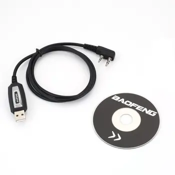  USB кабел за програмиране / кабел Cd драйвер за Baofeng Uv-5R / Bf-888S ръчен приемо-предавател USB кабел за програмиране
