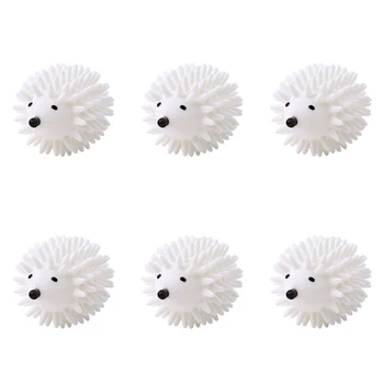 6X Durable Laundry Ball Hedgehog Dryer Ball Reusable Dryer For Dryer Machine Anti-Static Ball Delicate High Quality
