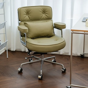 Конференция дизайнер офис стол ергономични колела етаж офис стол удобно четене Silla Escritorio мебели за дома YQ50OC