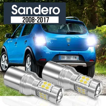 2pcs LED резервна светлина обратна лампа Canbus аксесоари за Dacia Sandero 2008 2009 2010 2011 2012 2013 2014 2015 2016 2017
