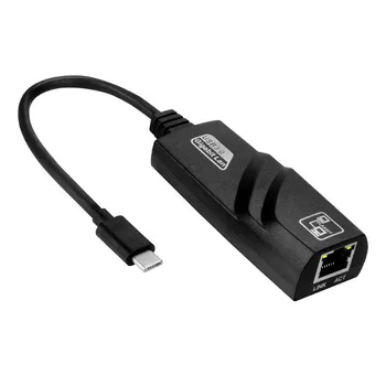 10/100/1000Mbps Кабелен USB 3.0 TypeC /USB към Rj45 Lan Ethernet адаптер RTL8153 мрежова карта за PC Macbook Windows лаптоп